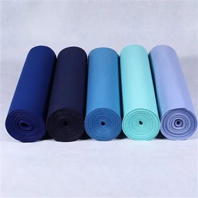 Tapis non tissé-bleu royal